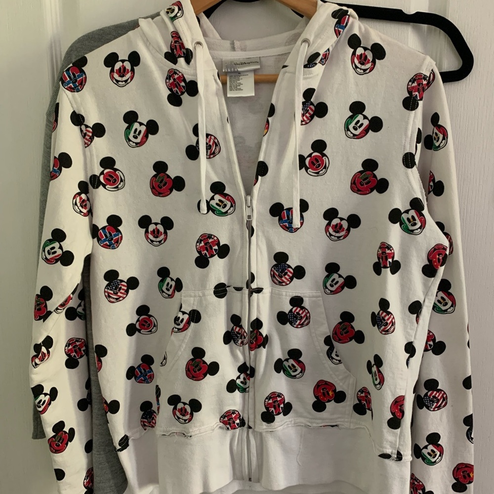 Disney Epcot zippered hoodie